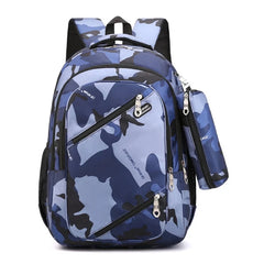 Camouflage School Bag for Teen Boys Girls, Military Backpack