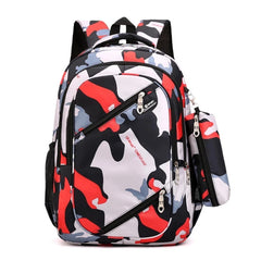 Camouflage School Bag for Teen Boys Girls, Military Backpack