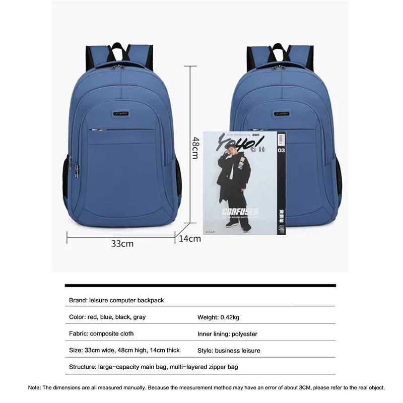 Travel Laptop Backpack Water Resistant College Bag for Men Women