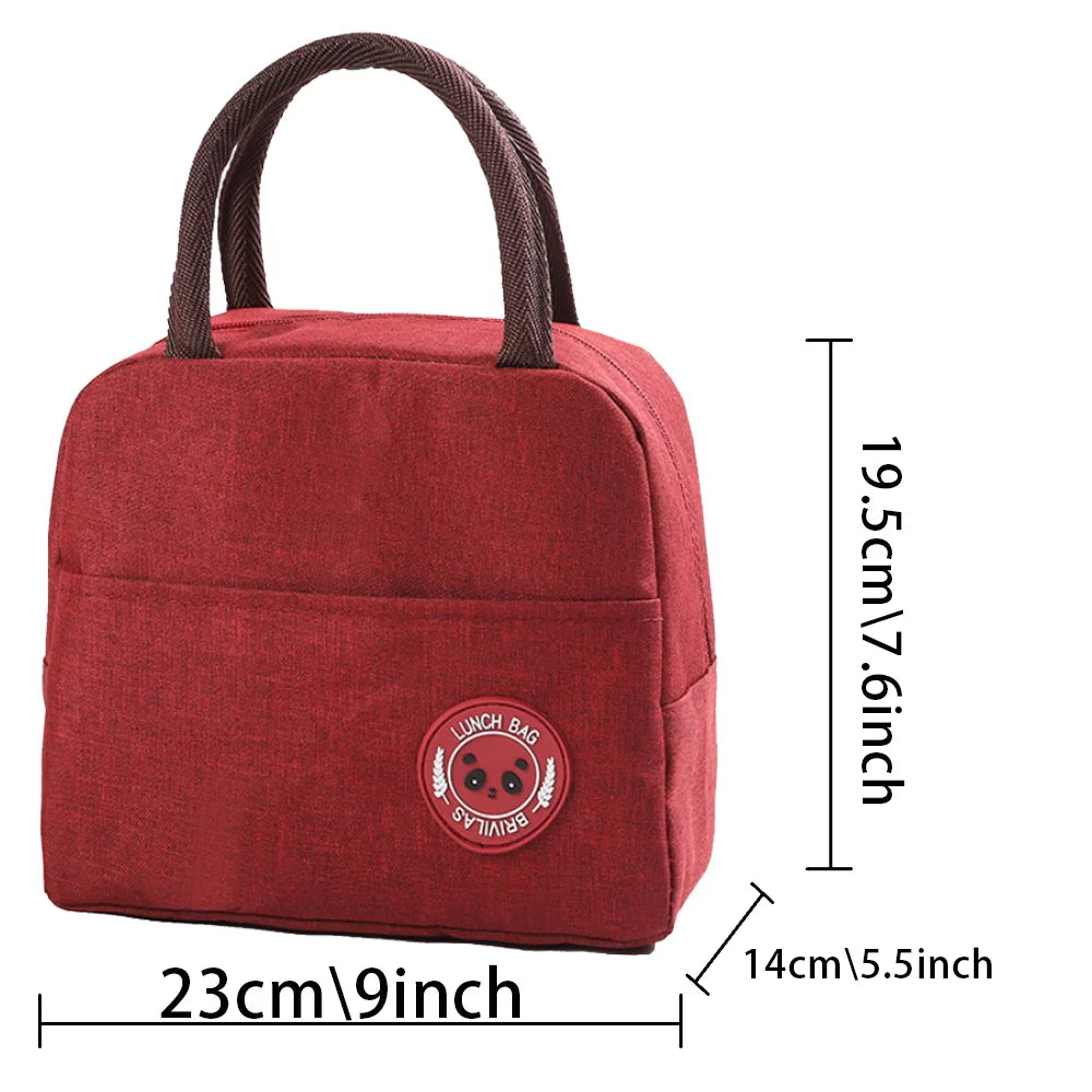 Travel Lunch Bag Insulated Lunch Box 26 Print Food Case Cooler Bento
