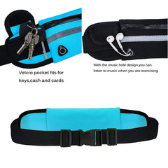 Travel Multifunctional Sports Pocket Mini Fanny Pack with USB Waist Pack