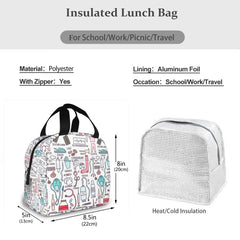 Insulated Lunch Bag for Travel Nurses