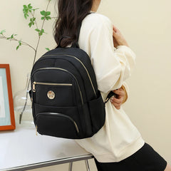 Waterproof Nylon Women Backpack School Bag Rucksack Mochilas