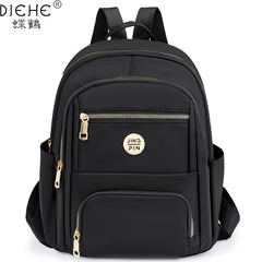 Waterproof Nylon Women Backpack School Bag Rucksack Mochilas