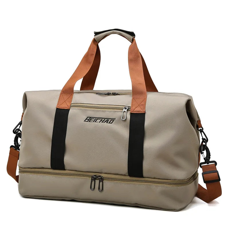 Large Capacity Waterprf Travel Tote Bag for Women & Men