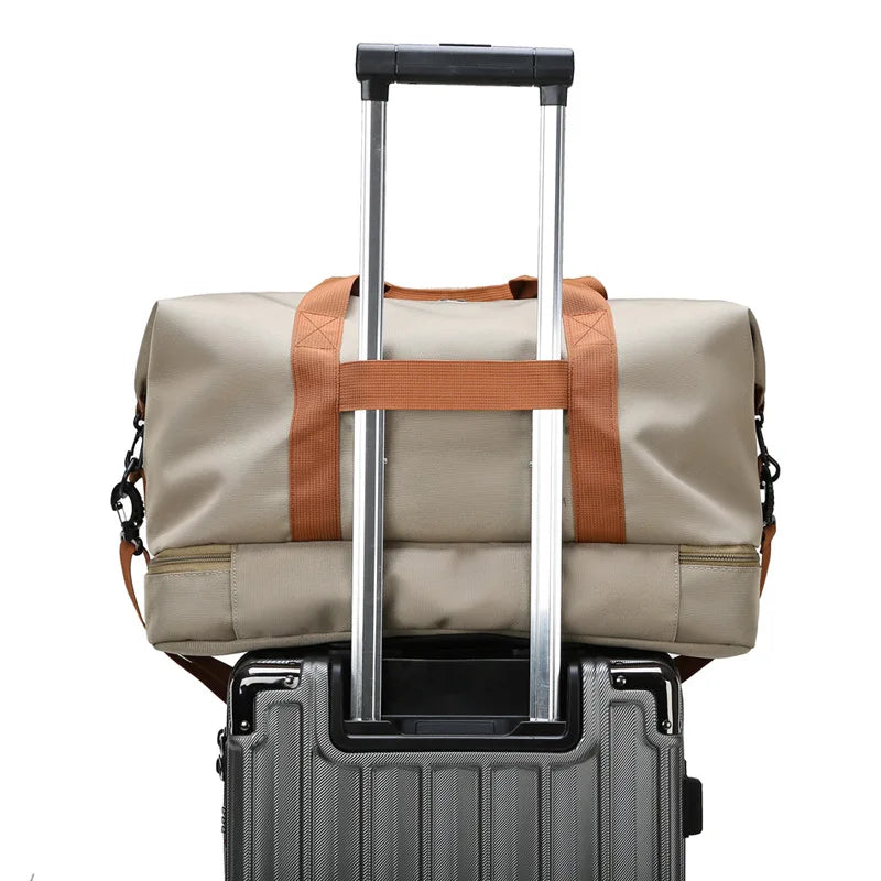 Large Capacity Waterprf Travel Tote Bag for Women & Men
