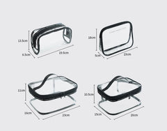 Travel Transparent Bag PVC Zipper Clear Makeup Beauty Case