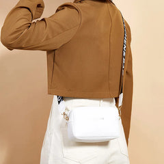 Embroidered Shoulder Messenger Bag for Women