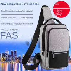 Large-Capacity Waterproof Men's Shoulder Bag Sports Backpack