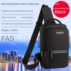 Large-Capacity Waterproof Men's Shoulder Bag Sports Backpack
