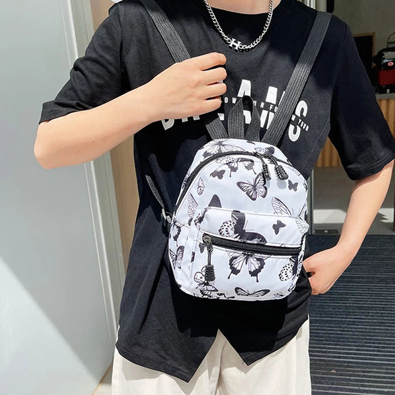 Animal Printing Small Feminina Backpack School Bags Mini Women's Backpacks