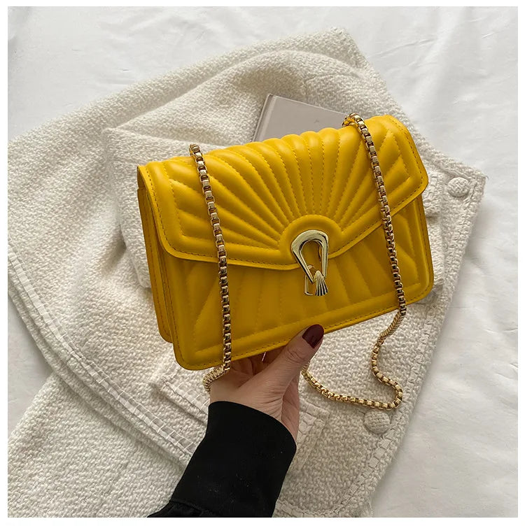 Women Small Messenger Bag with Chain Strap Handbag Ladies Crossbody Bags