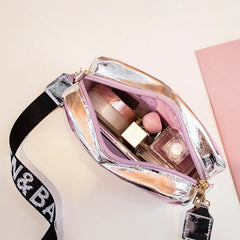 Women's Transparent Jelly Shoulder Bag Summer Beach Crossbody Bag