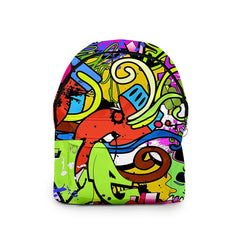 Anime Graffiti Student Backpack 3D Print Oxford Waterproof Casual Travel Bag
