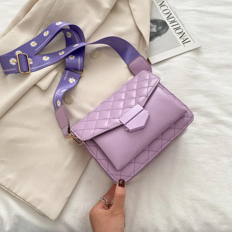 Embroidered Thread Printed Shoulder Bag for Summer