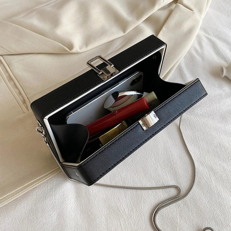 Hundred Dollar Bill Box Clutch Handbag Shoulder Bag