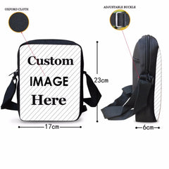 Customizable Fire Truck Crossbody Bag Ambulance Pattern Messenger Bag