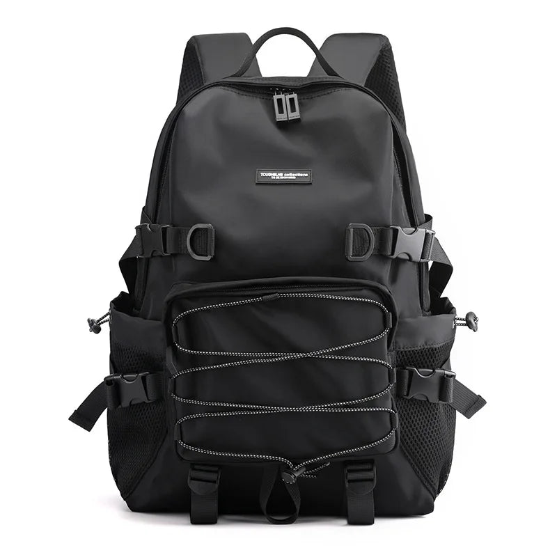 Nylon School Backpack Laptop College Travel Bag