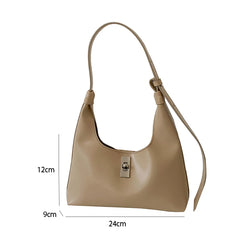 Women Underarm Bag Style Ladies Solid Commuter Handbags Female Shoulder Pack