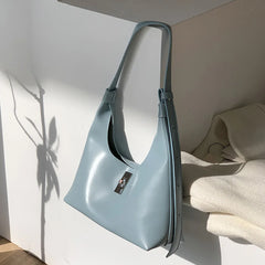Women Underarm Bag Style Ladies Solid Commuter Handbags Female Shoulder Pack