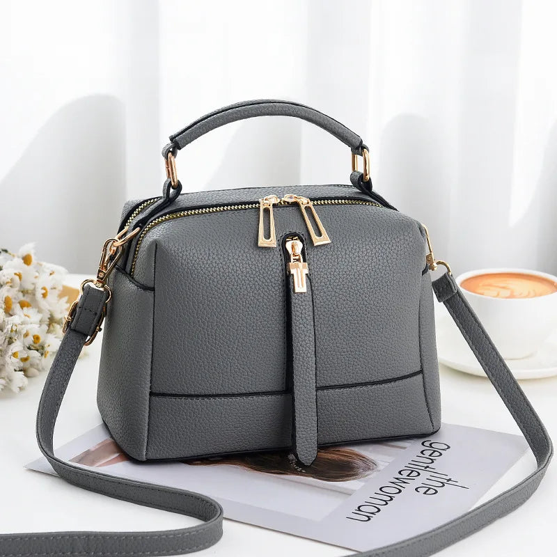 Soft Leather Large-capacity Shoulder Bag for Women