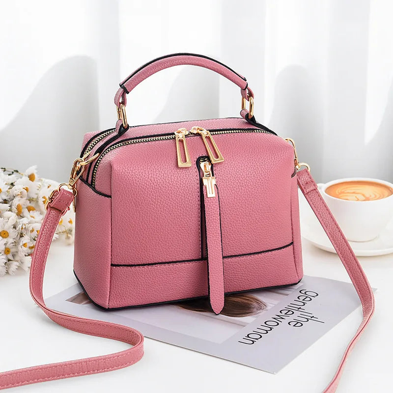 Soft Leather Large-capacity Shoulder Bag for Women