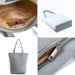 Tulip Floral Print Handbags Casual Women Shopping Tote Bags