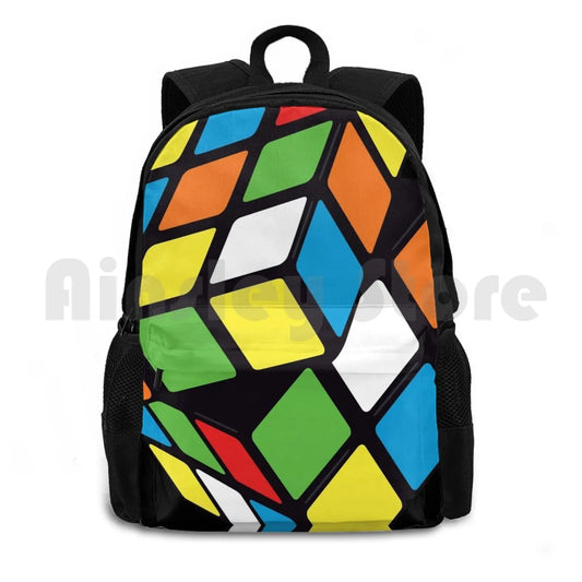 Twisting Cube Hiking Backpack Waterproof Camping Travel