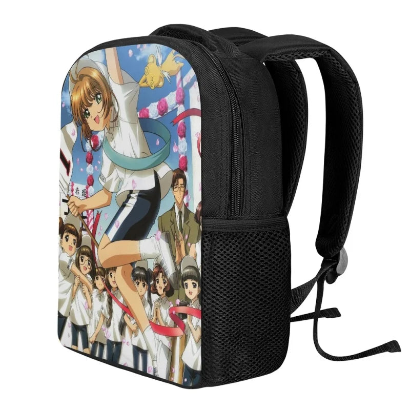 Twoheartsgirl Anime Cardcaptor Sakura Children Backpacks Primary School Bags