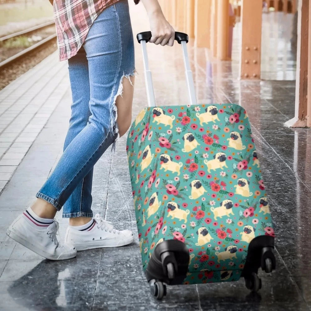 Twoheartsgirl 3D Printed Camping Car Travel Luggage Cover