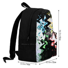 U2 Pop Waves Bag Backpack For Men Women Girls Teenage
