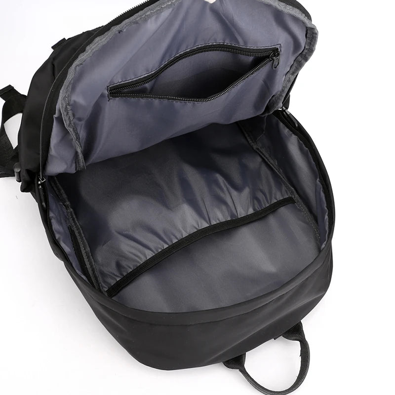 Men's USB Backpack Waterproof Travel Bag Sports Bag