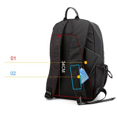 Men's USB Backpack Waterproof Travel Bag Sports Bag