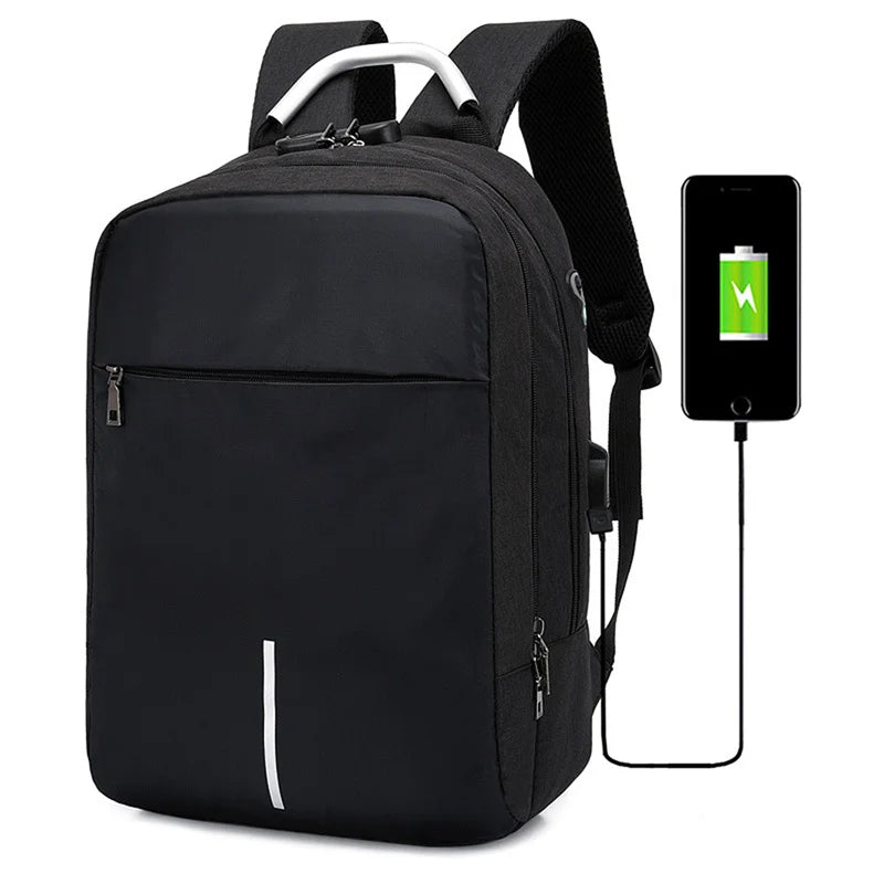 USB Charge Travel Backpack Large Capacity Business School Shoulder Bags