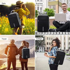 USB Charge Travel Backpack Large Capacity Business School Shoulder Bags
