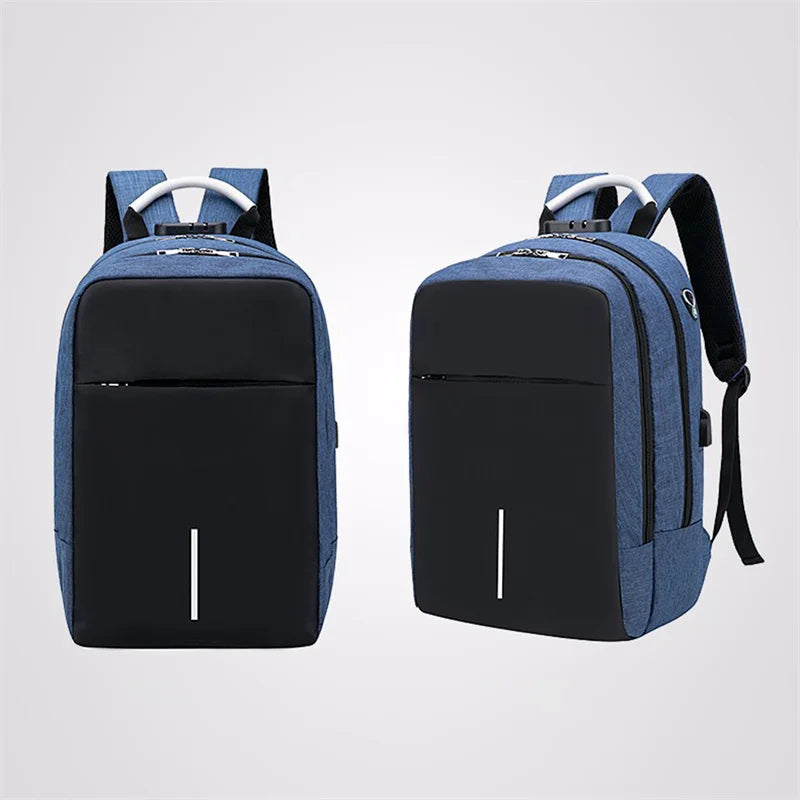 USB Charge Travel Backpack Large Capacity Business School Shoulder Bags