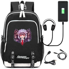 USB Charging Headphone jack Backpack School Bags Mochila Laptop Backpack Schoolb