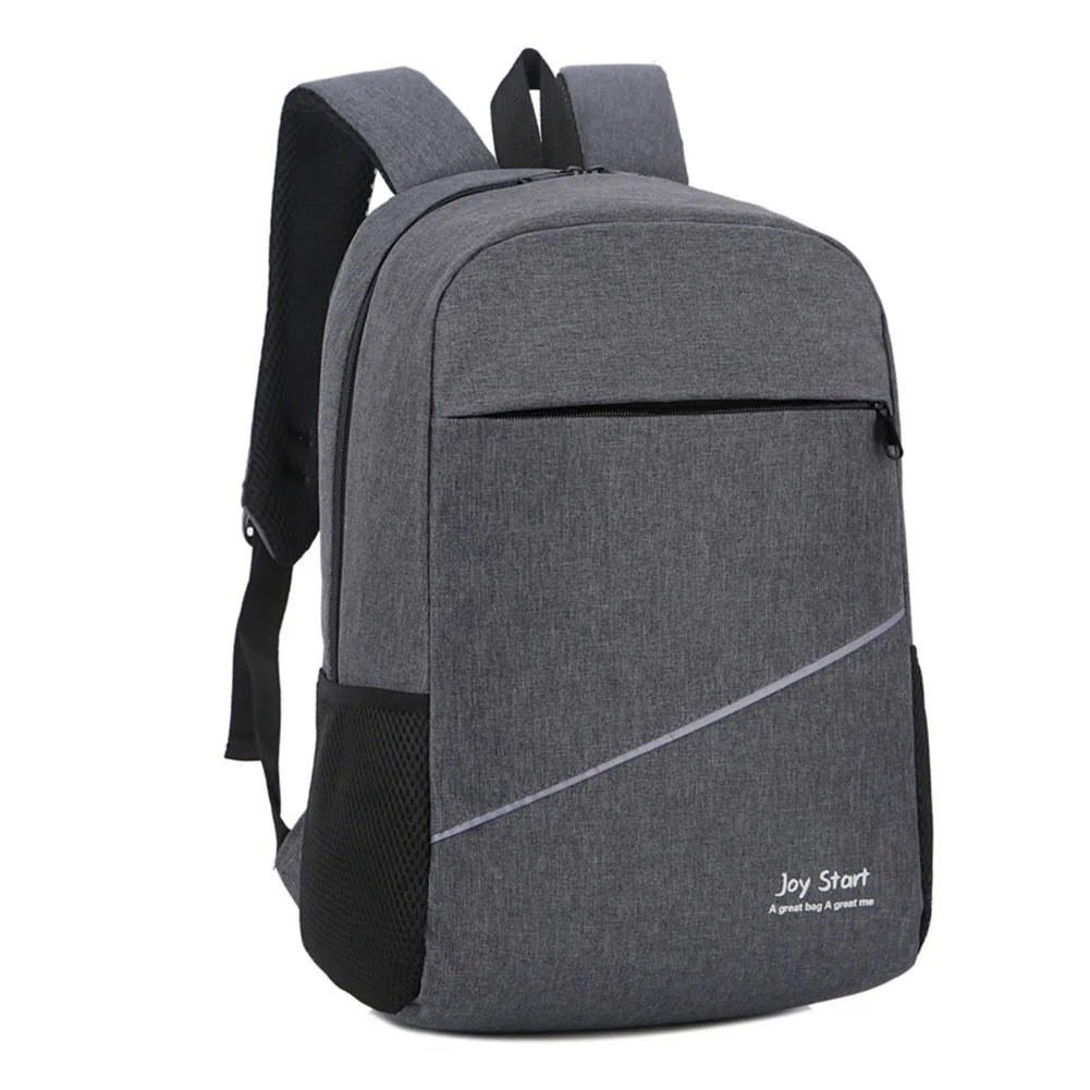 USB Charging Travel Backpack Men Large Capacity School Bags Business Preppy