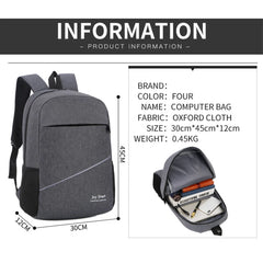 USB Charging Travel Backpack Men Large Capacity School Bags Business Preppy