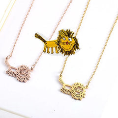 UZone Children's Drawing Necklace Kid's Art Personalized Necklace