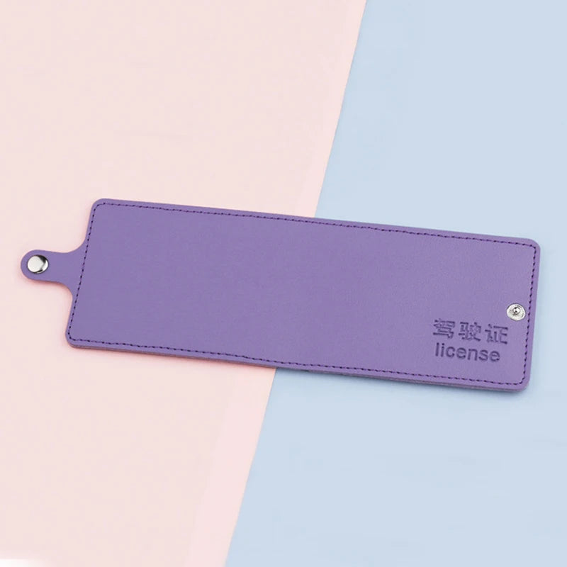 Ultra-Thin Driver Holder Leather Cover Solid Passport Cover