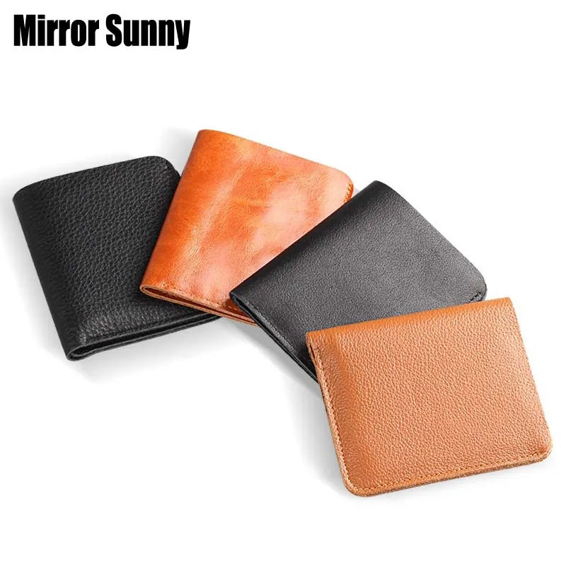 Thin Leather Mini Wallet Youth Men & Women