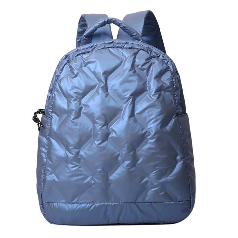 Ultralight Winter Warm Space Down Backpack Women School Backpack Bags for Girls