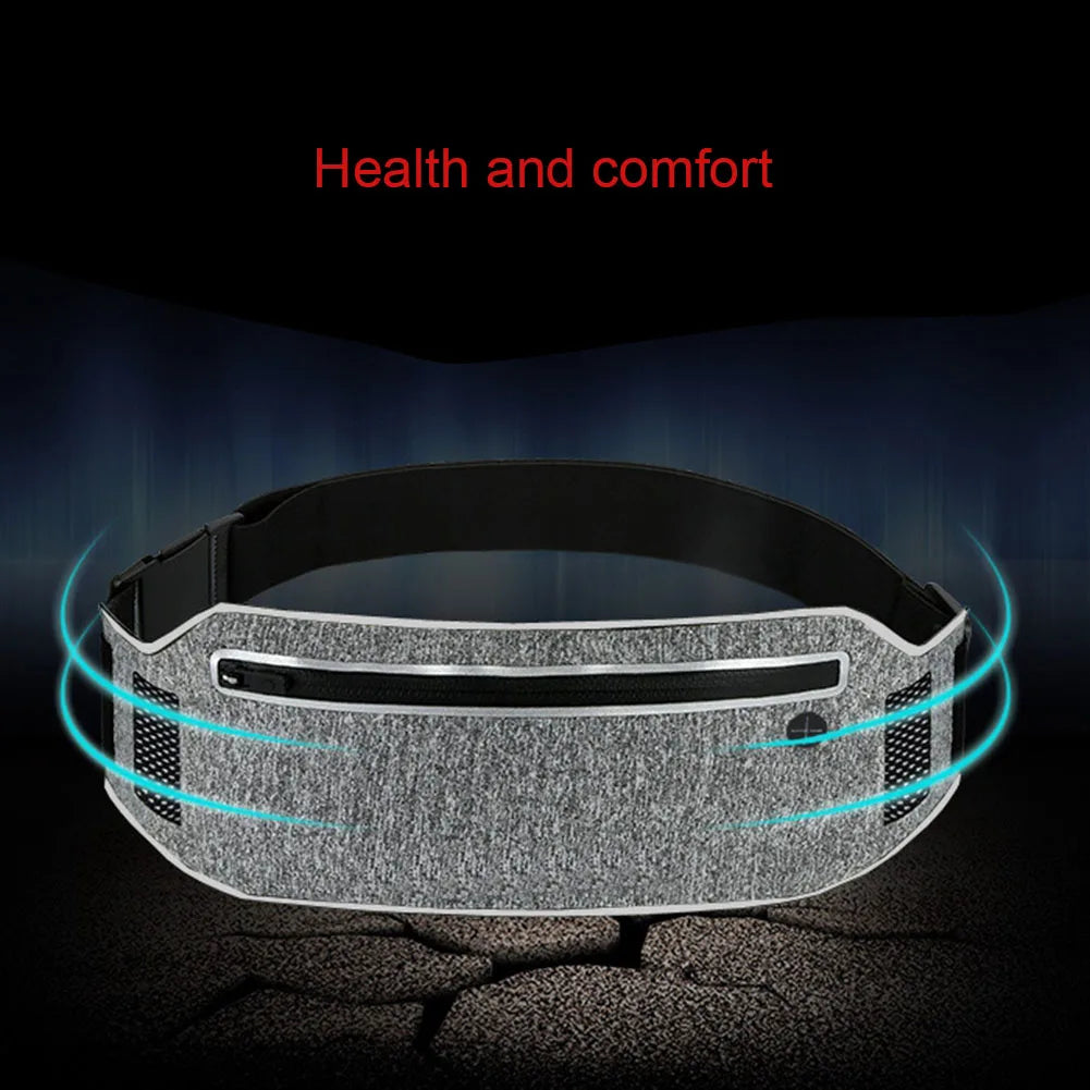 Ultrathin Waist Bum Bag Belt Phone Pouch for Sports Fitness Running