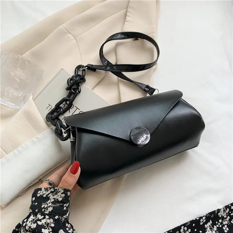 Women's Summer Underarm Bag PU Leather Shoulder Purse