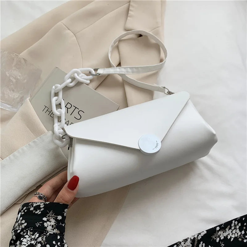 Women's Summer Underarm Bag PU Leather Shoulder Purse