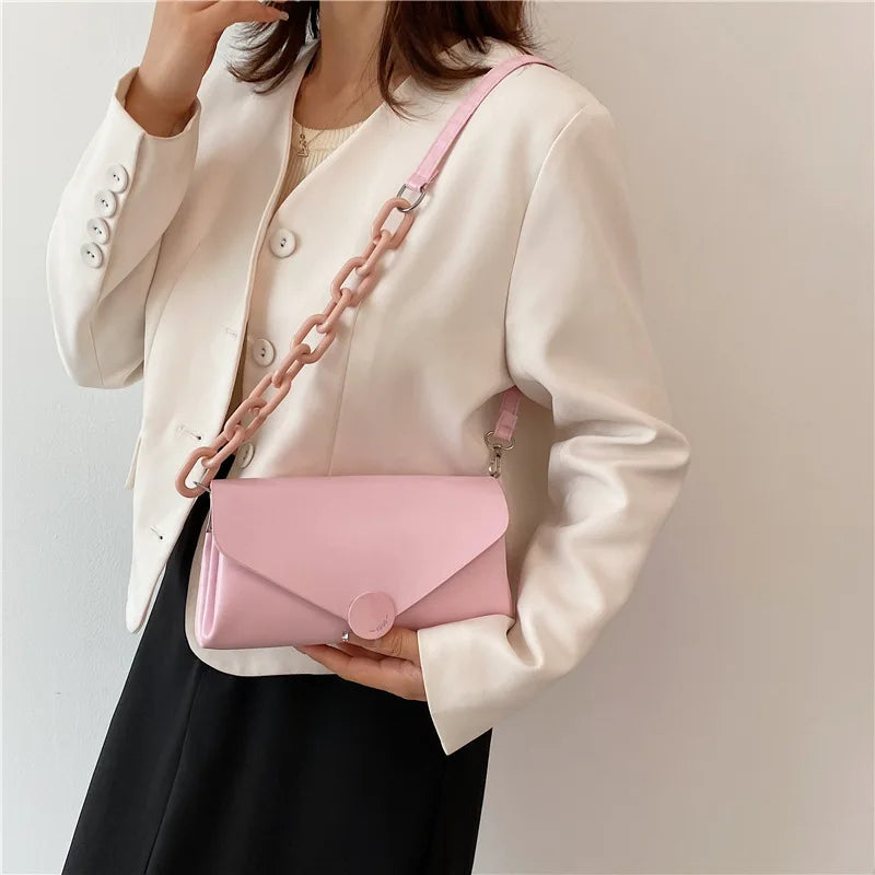 Women's Summer Underarm Bag PU Leather Shoulder Purse