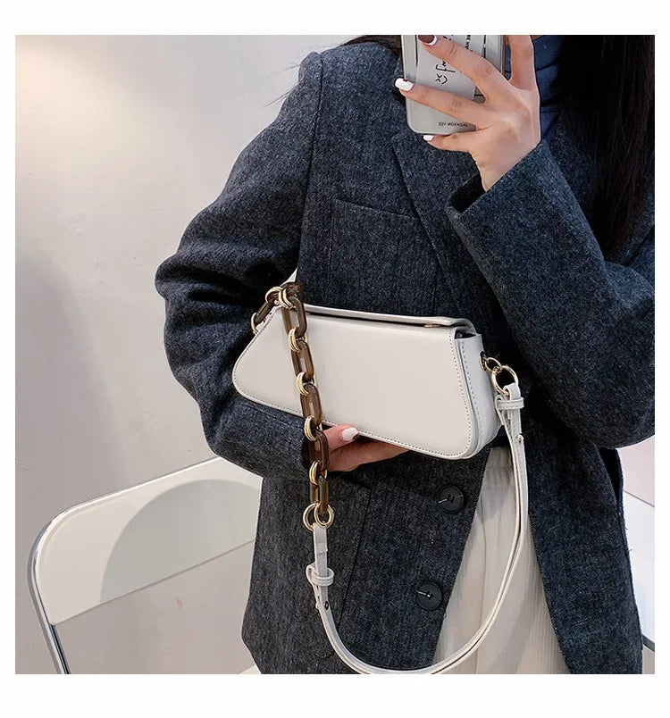 Underarm Bag Female Small Square Chain Messenger Bag