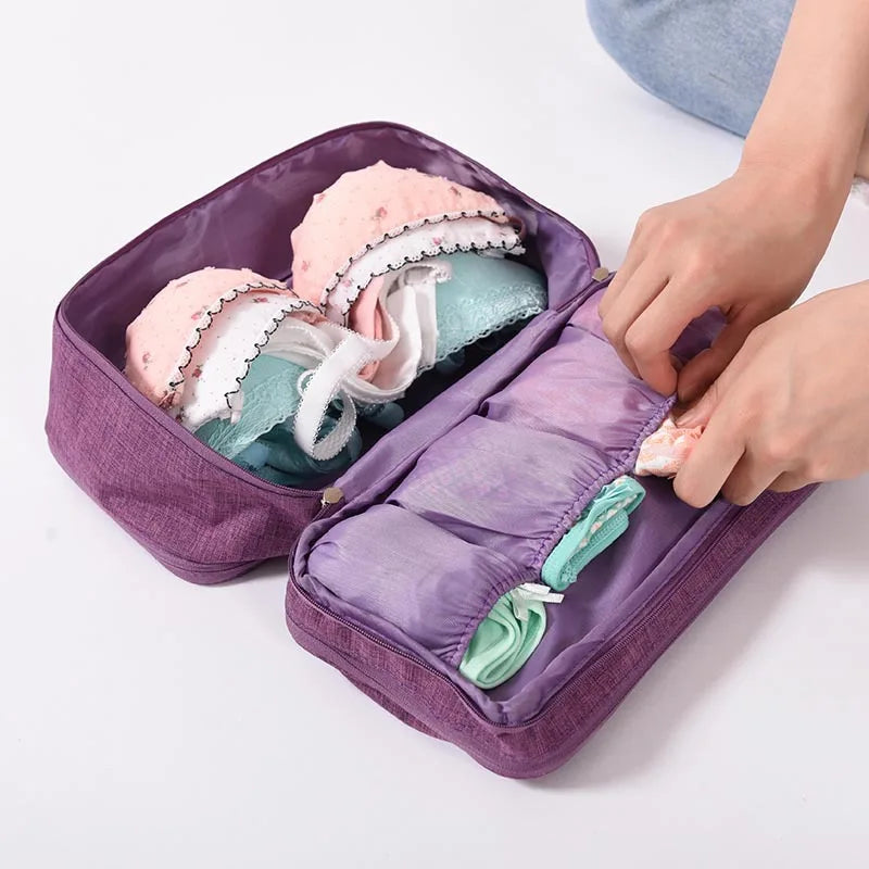 Underwear Storage Bag Travel Bra Organizer Women Men Socks Cosmetics