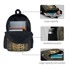 Unicorn Gothic Fantasy Flowers Backpacks Men Women Anime Backpack